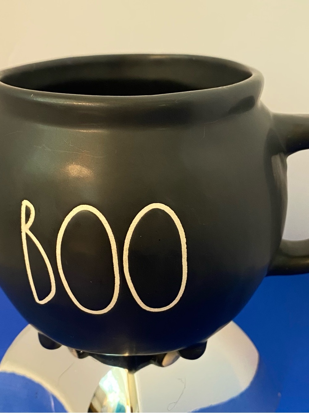 Rae Dunn Black 'Boo' Ceramic Artisan Collection By Magenta Mug